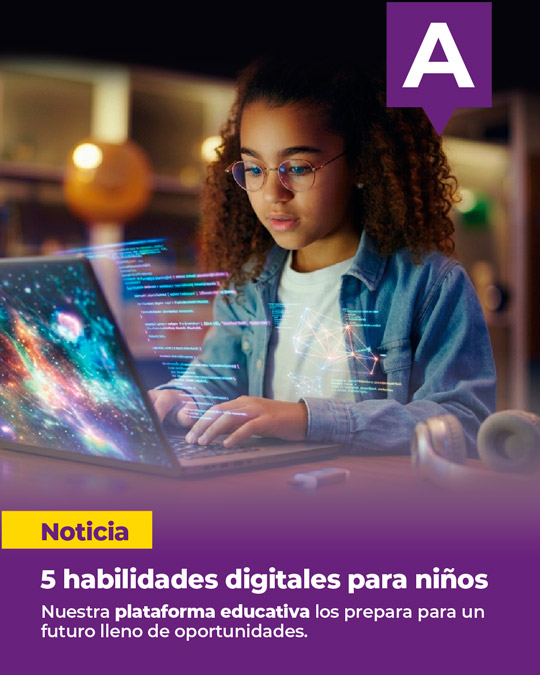 5 habilidades digitales para niños